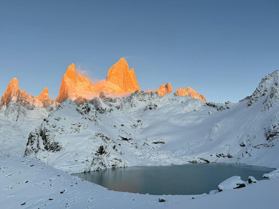 Mount Fitz Roy at sunrise
